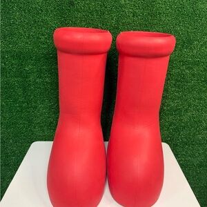 Big Red Rubber Boots OSFM